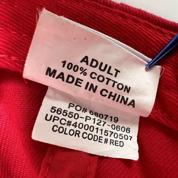 Thing 2 Baseball Hat Universal Studios Adjustable Strap Back 100% Cotton Cap Red - Picture 12 of 12